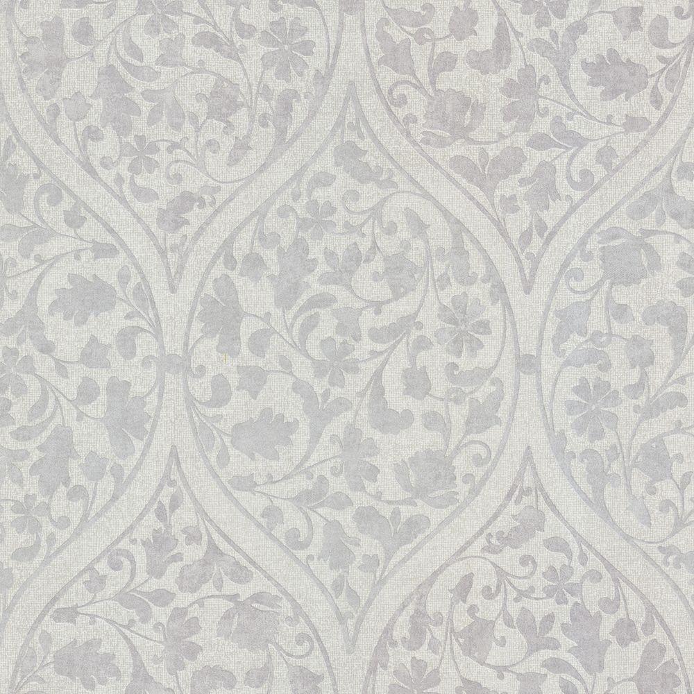 Beacon House Adelaide Ogee Floral Lavender Wallpaper45067382 The