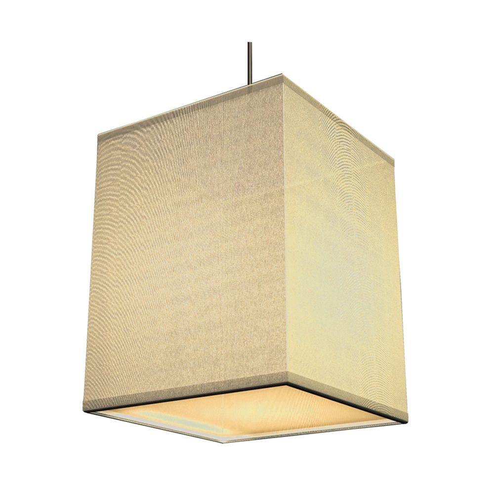 Aspects Baker 1Light Cream Shade Hanging PendantBKP118SNSCTCR The