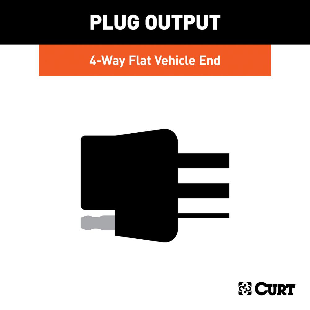 CURT Class 4 Trailer Hitch Bundle with Wiring for Ford E-150 E-350-14055 /& 56020 E-250