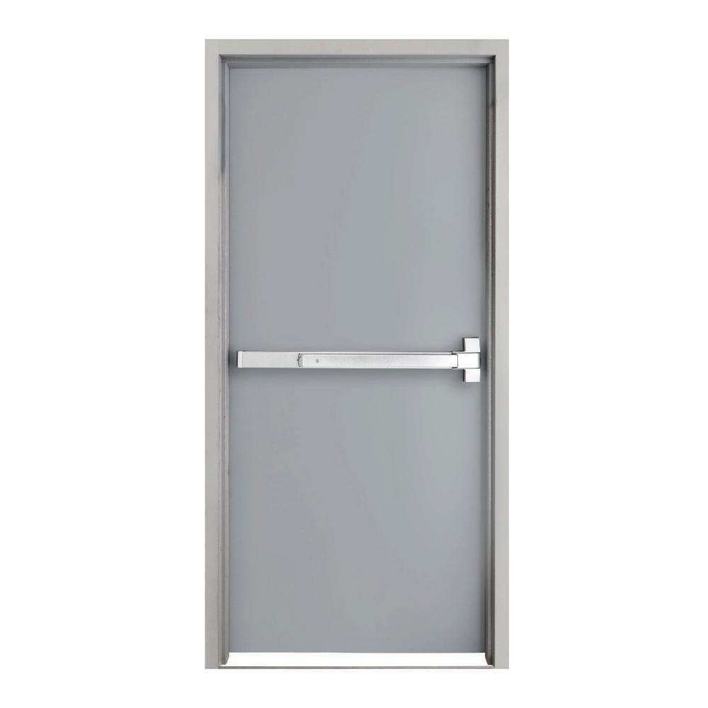 Armor Door 36 In X 84 In Fire Rated Left Hand Unfinished Steel
