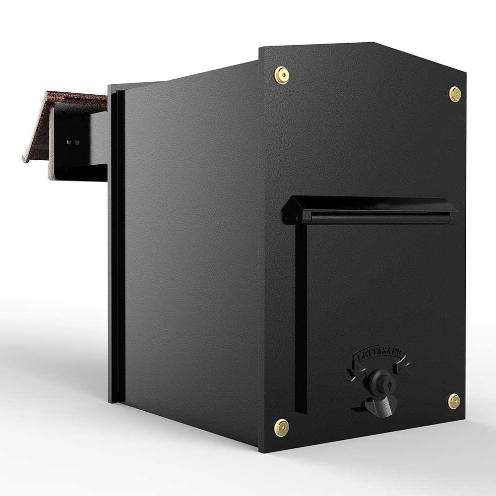 Qualarc Liberty Black Wall Mount Locking Mailbox