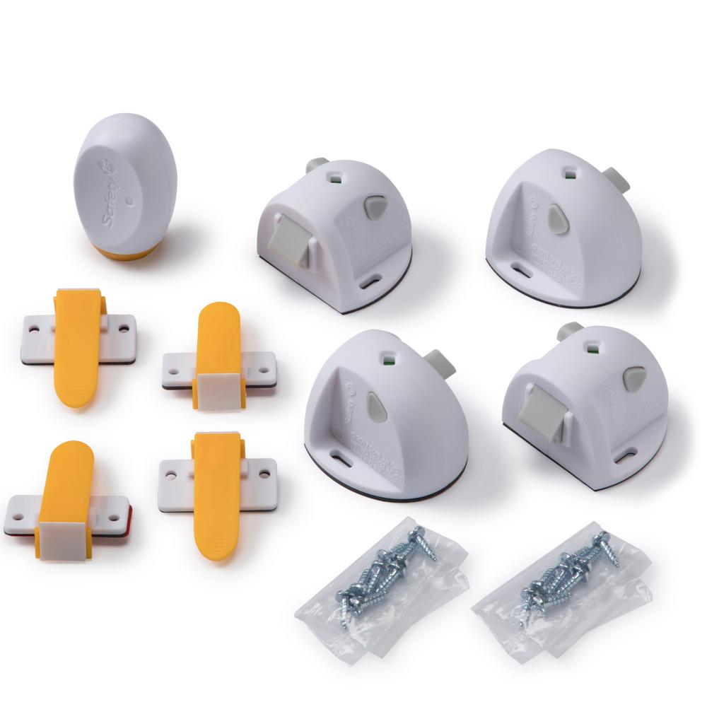 Safety 1st Adhesive Magnetic Lock System (5-Piece)-HS293 - The Home Depot