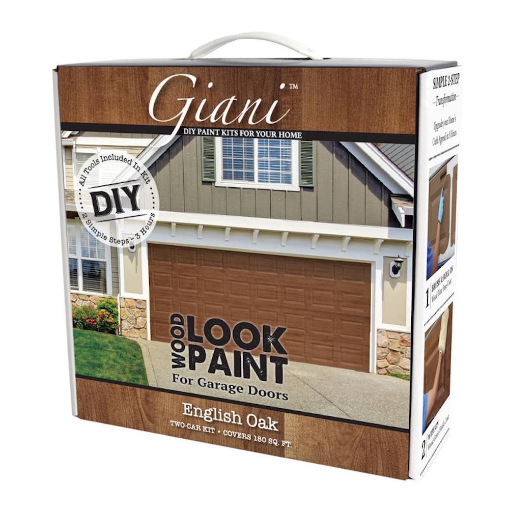 Wood Look Paint English Oak 2 Car Garage KitFGWL ENG 2 KIT The Home