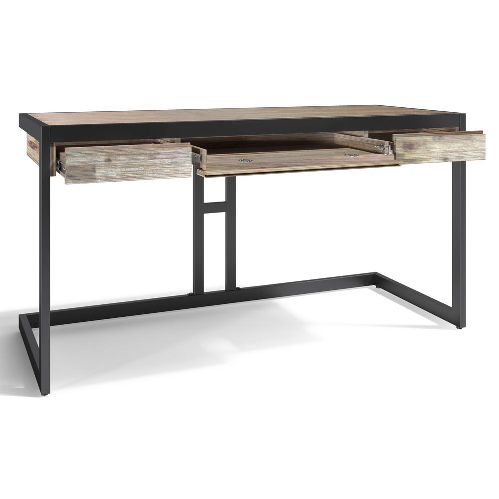 Simpli Home Erina 60 In Solid Acacia Wood Modern Industrial Wide