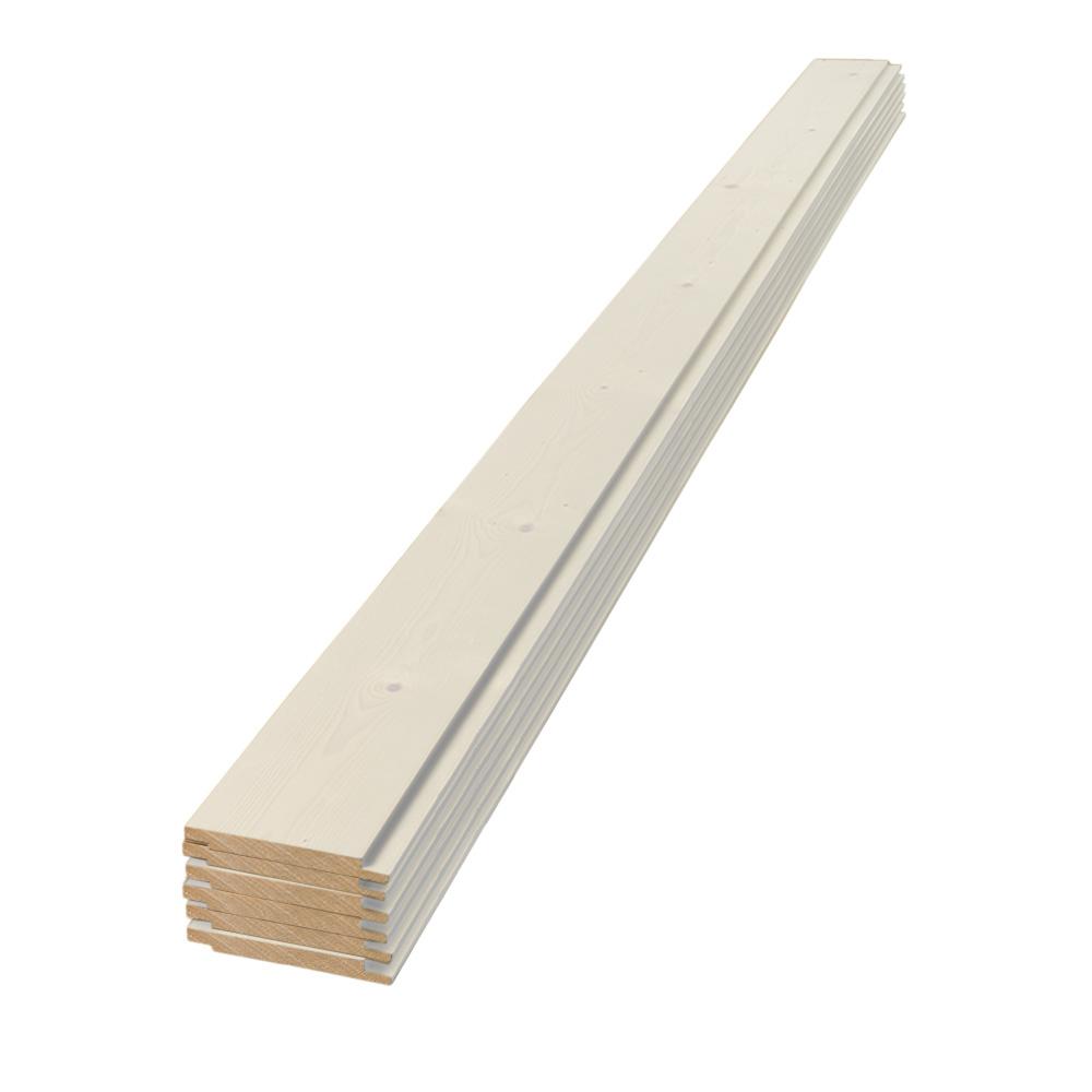 White Shiplap Painted Appearance Boards Planks Boards Planks Panels The Home Depot