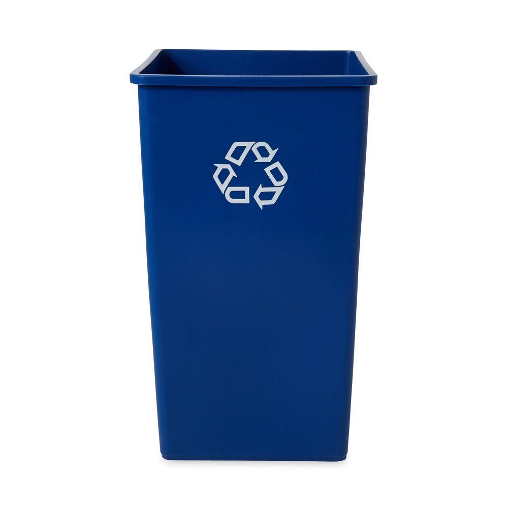 recycling bins rubbermaid container square trash depot commercial untouchable gal compare