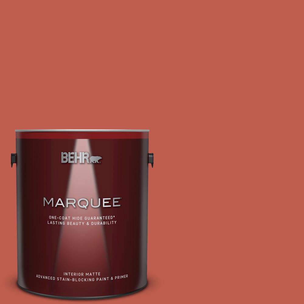 Behr Marquee 1 Gal 200d 6 Mexican Chile Matte Interior Paint And Primer In One