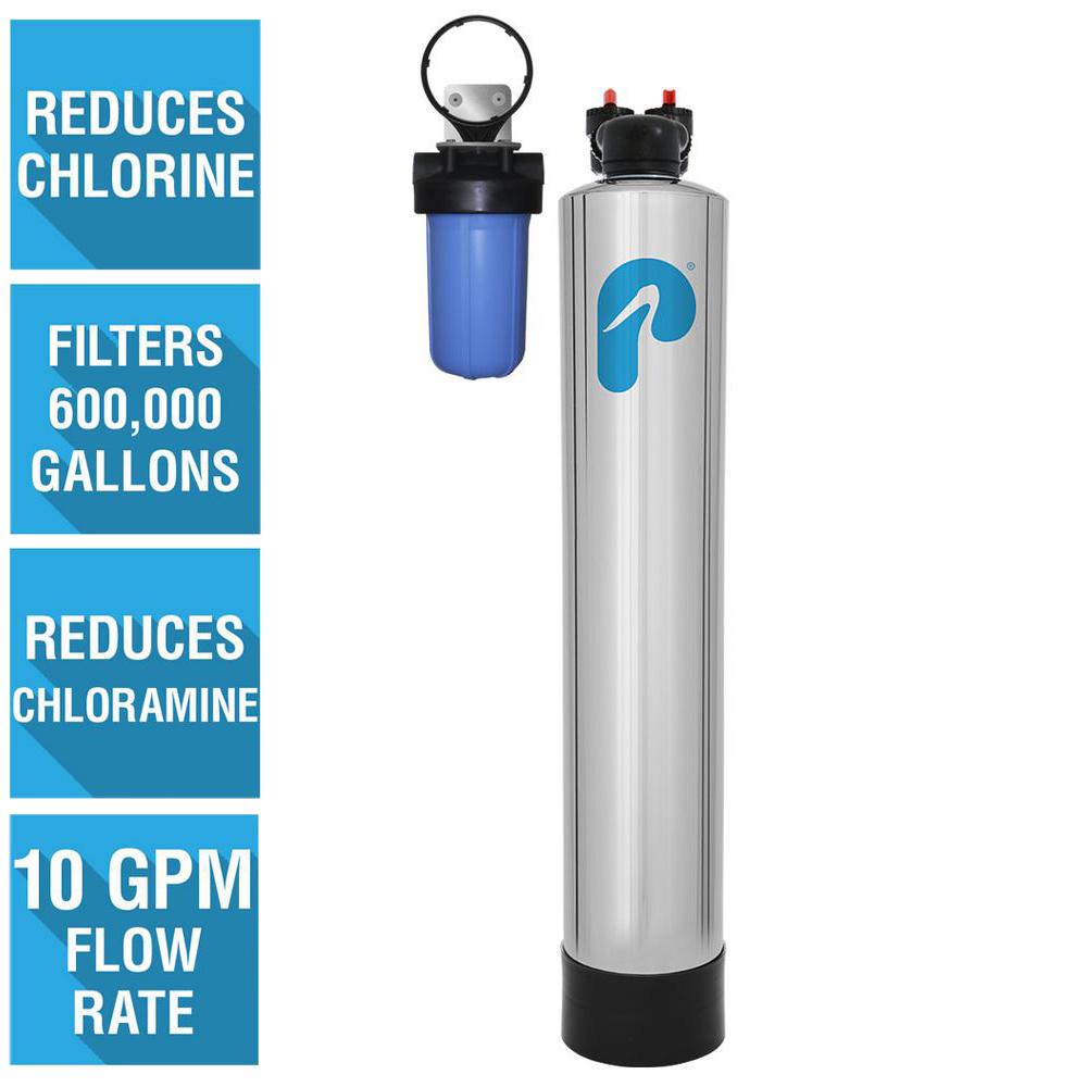 Pelican Water 10 GPM Whole House Carbon Water Filtration SystemTHD