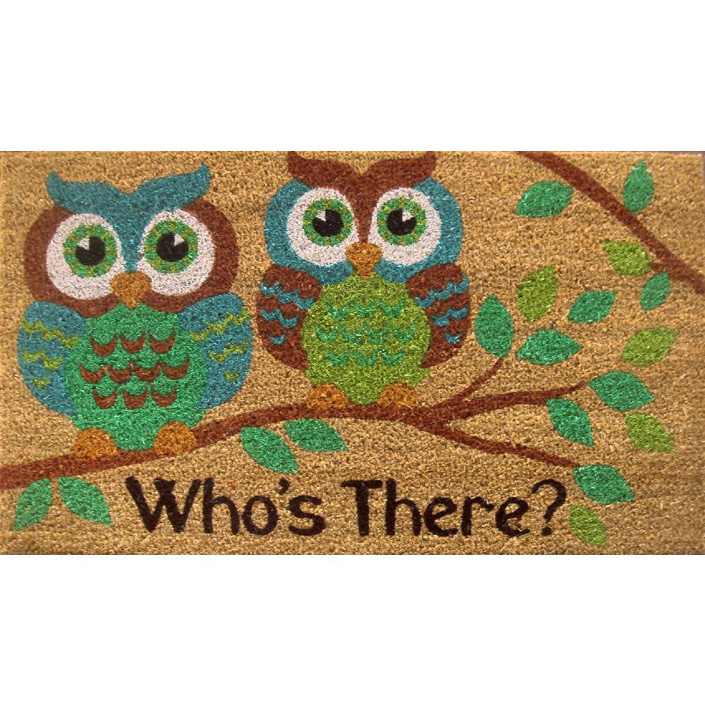 Home Dynamix Fiesta Multi 22 In X 36 Coir Outdoor Mat 2 890 Coir Outdoor Mat