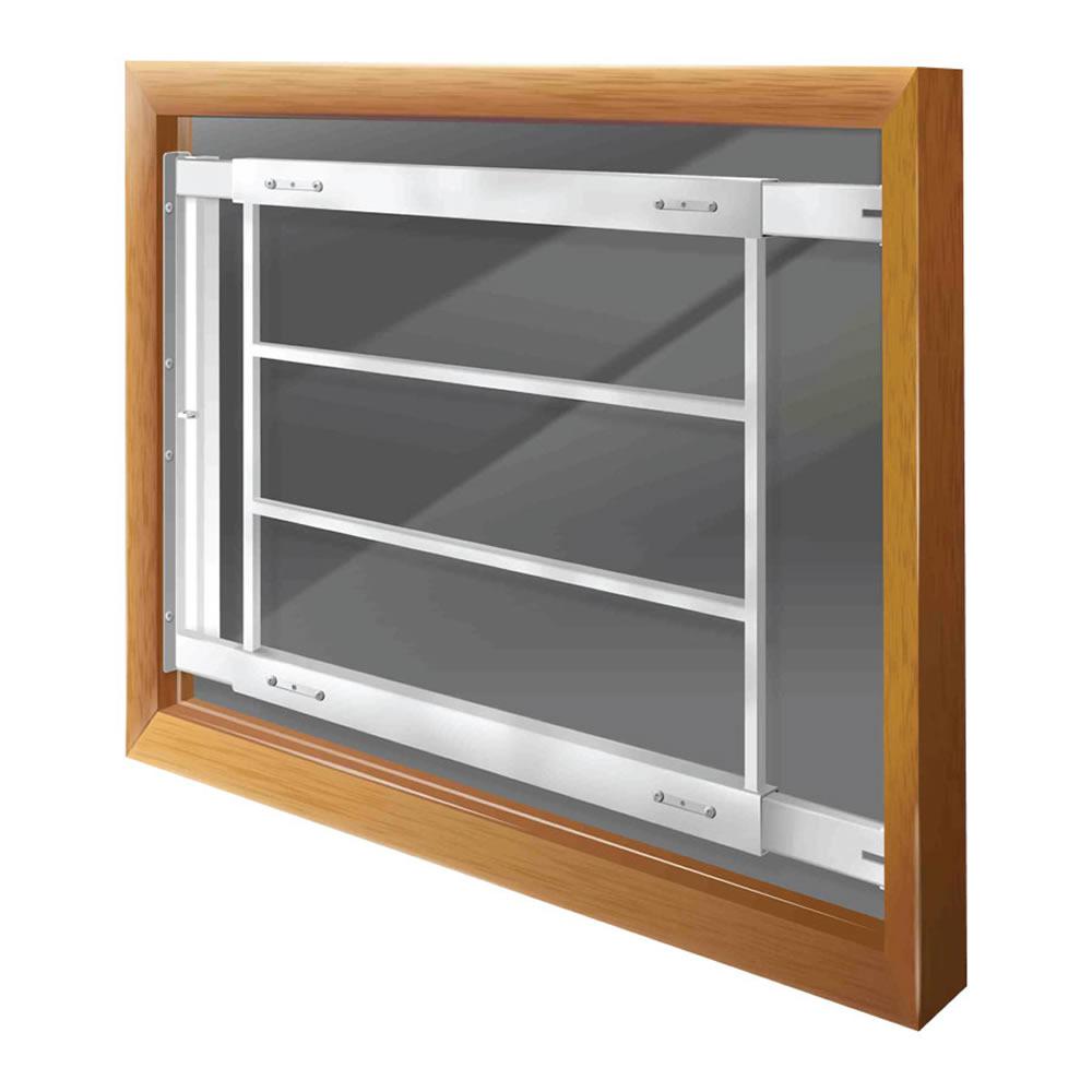 Mr. Goodbar 24 in. x 36 in. White Security Door Grilles400 BD 40 The