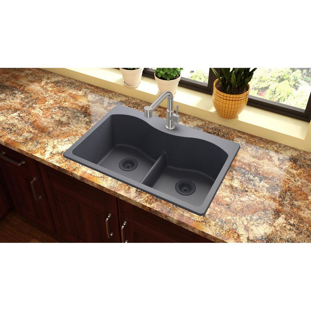 21 125 In Drop In Kitchen Sinks Kitchen Sinks The Home Depot