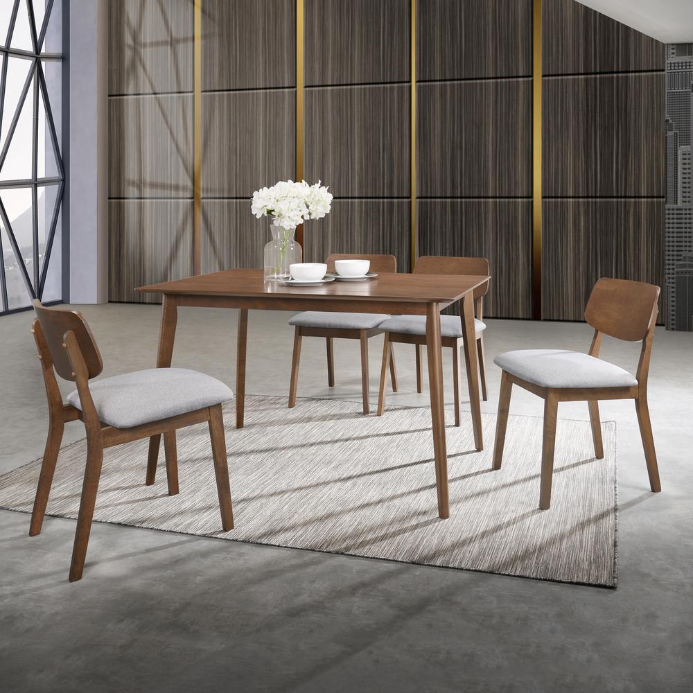 Edgemod Salerno Dining Table In Walnut Hd Di T471 01 The Home Depot