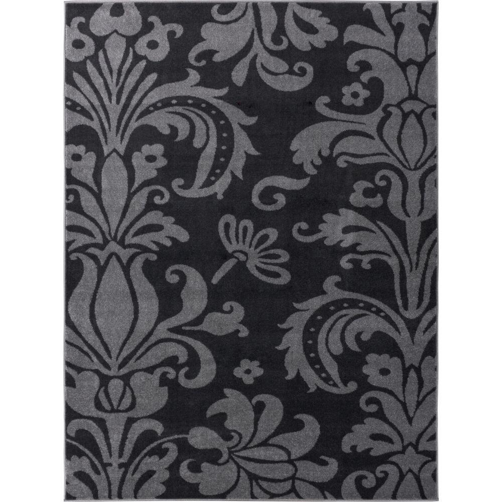 Kas Rugs Skyline Grey 8 ft. x 10 ft. Distressed Area Rug