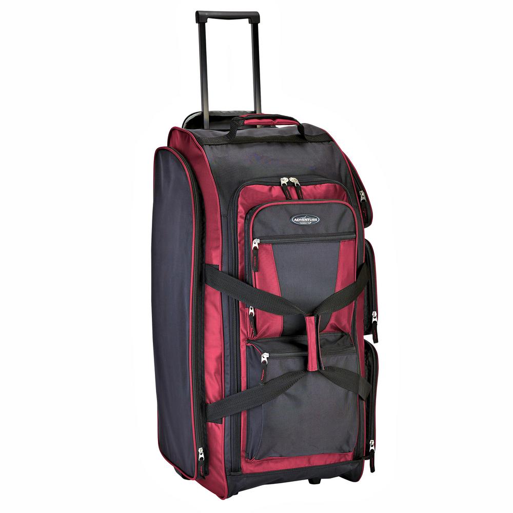 travelers club rolling duffel bag