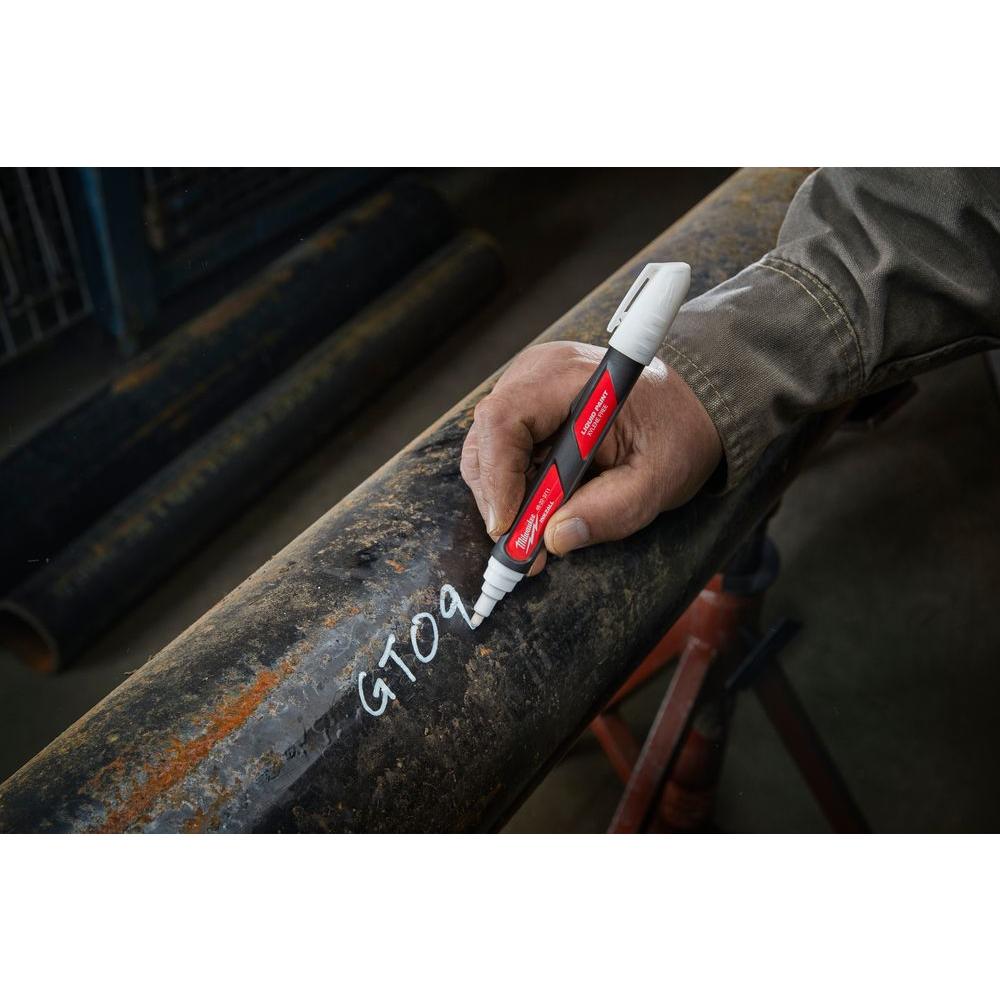 Milwaukee Yellow INKZALL Paint Marker Permanent Waterproof 48223722