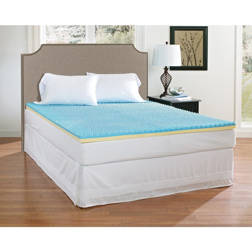 Broyhill 2 In Twin Xl Gel Memory Foam Mattress Topper Imtop201txl Twin Xl Gel Memory Foam Mattress Topper