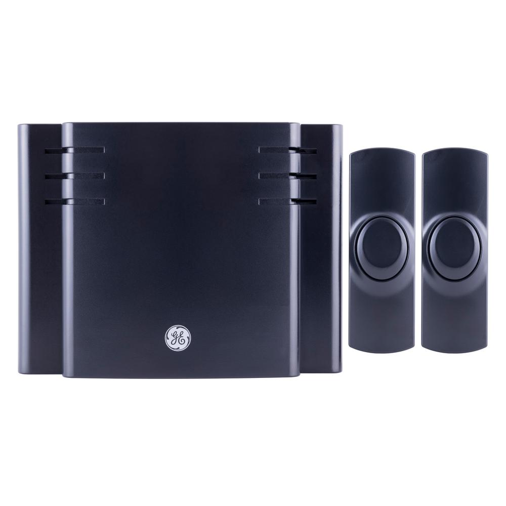 Door Chime Kit Black Doorbells Electrical The Home Depot