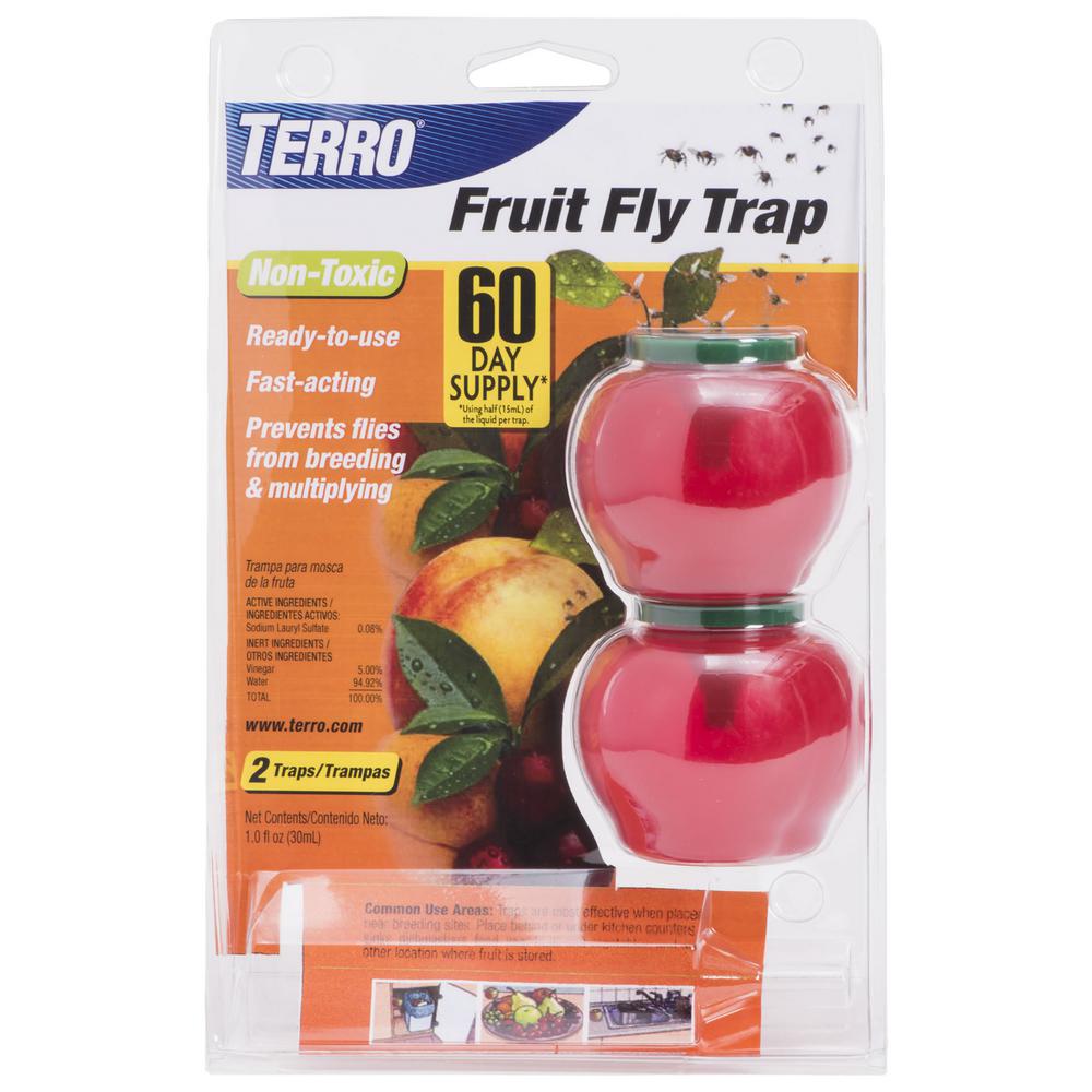 Terro Fruit Fly Trap 2 Pack T2502 The Home Depot