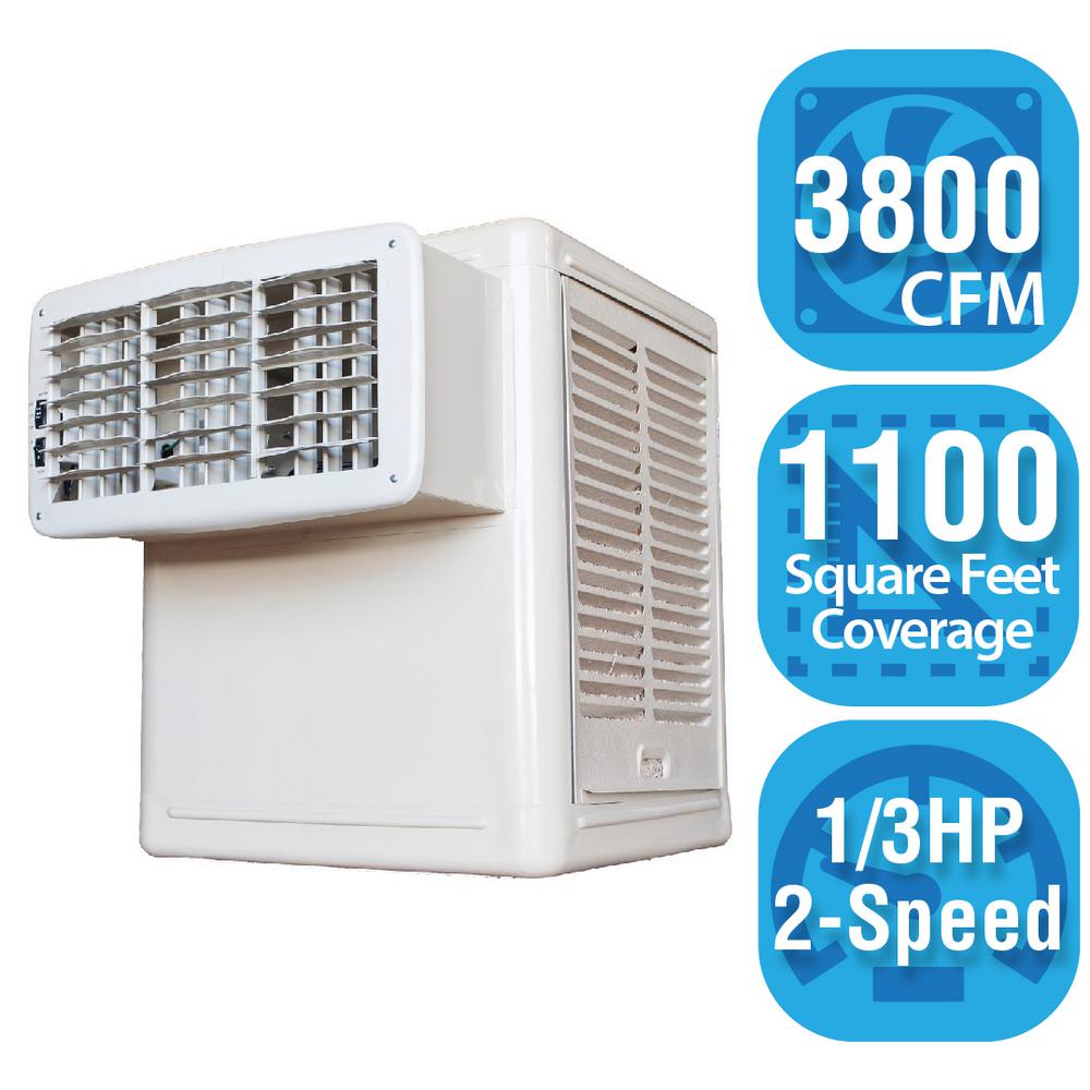 The Hessaire W3800 evaporative window cooler is the perfect solution for yo...