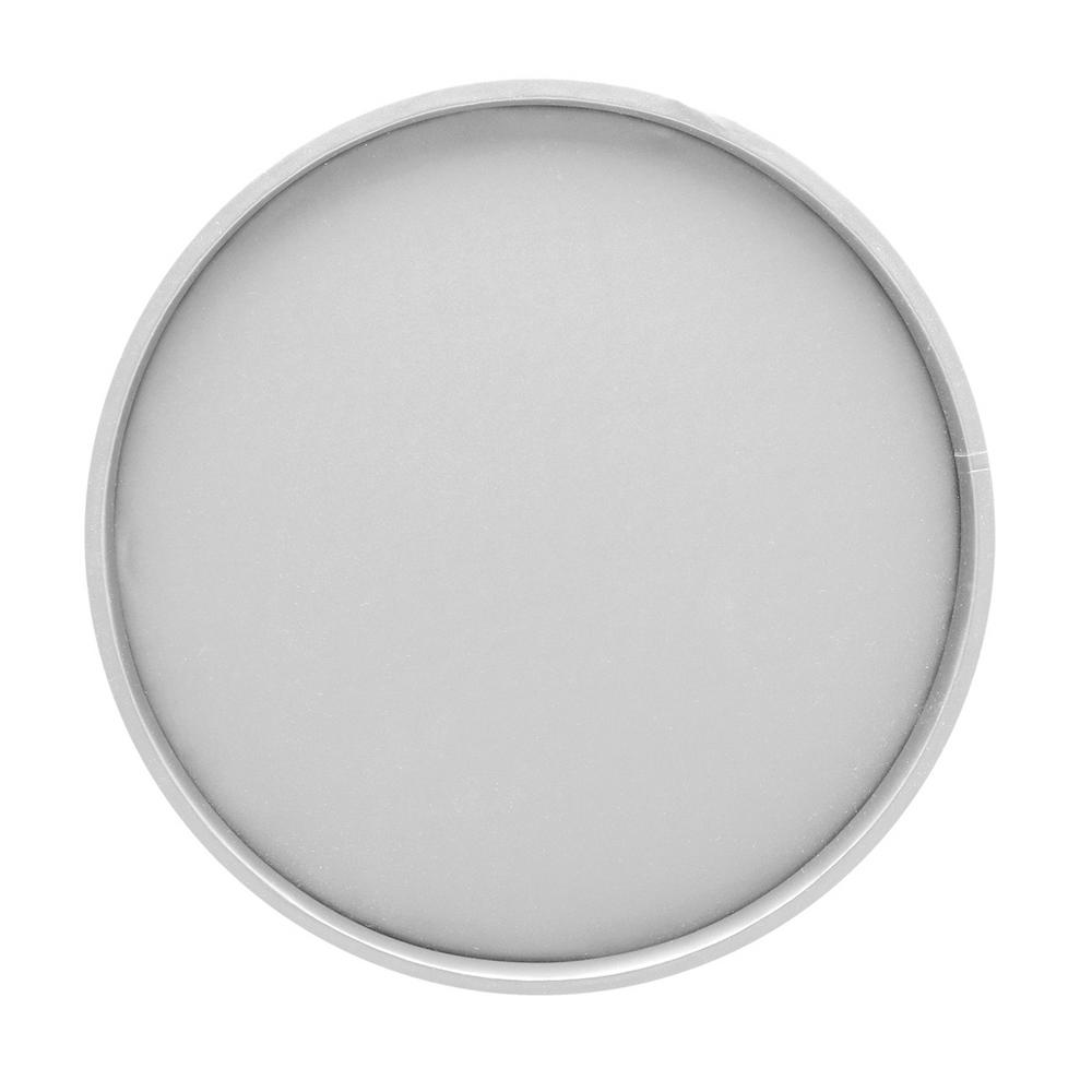 white circle tray