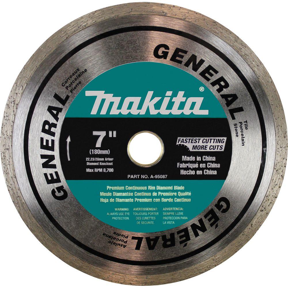 UPC 088381368933 product image for Diamond Blades: Makita Saw Blades 7 in. Continuous Rim General Purpose Diamond B | upcitemdb.com