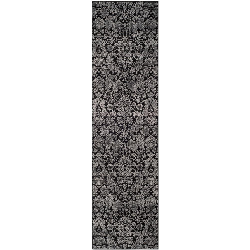 Safavieh Vintage Black/Light Grey 2 ft. x 8 ft. Runner RugVTG437P28