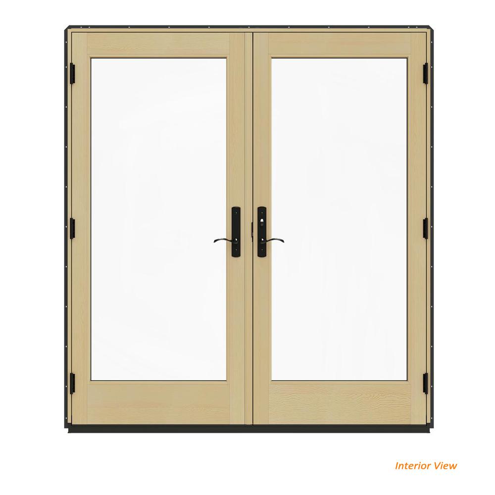 Jeld Wen 72 In X 80 W 4500 Contemporary Bronze Clad Wood Left Jeld Wen 72 In X 80 W 4500 Contemporary Bronze Clad