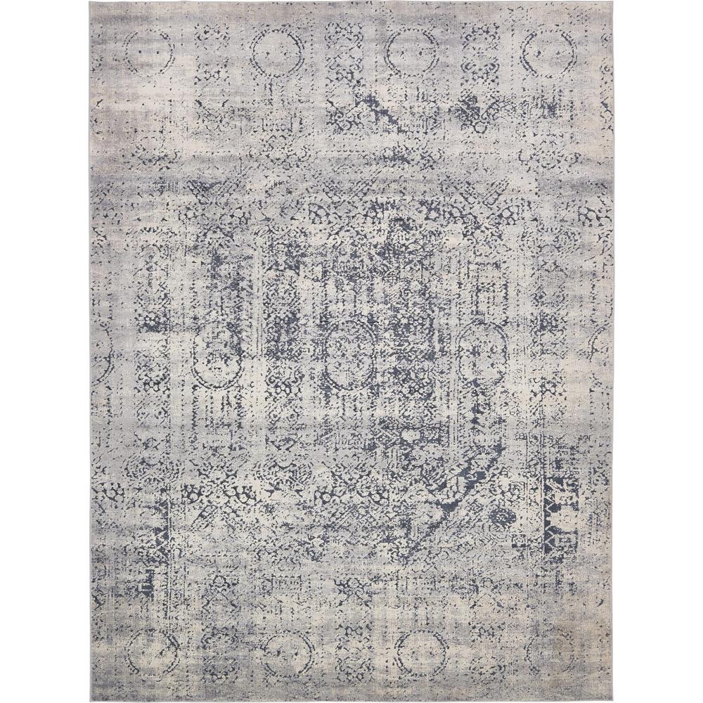 Unique Loom Chateau Quincy Gray 9' 0 x 12' 0 Area Rug3136053 The