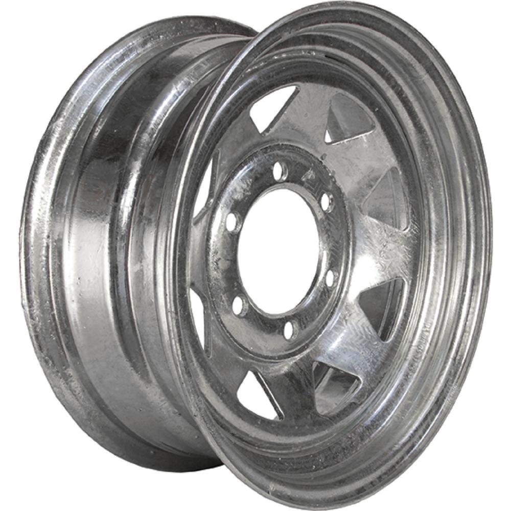 Loadstar 2830 lb. Load Capacity Galvanized Eight Spoke Steel Wheel Rim ...