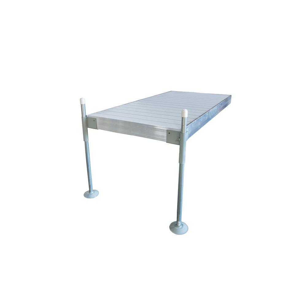 Tommy Docks 8 Ft L Straight Aluminum Frame With Aluminum Decking