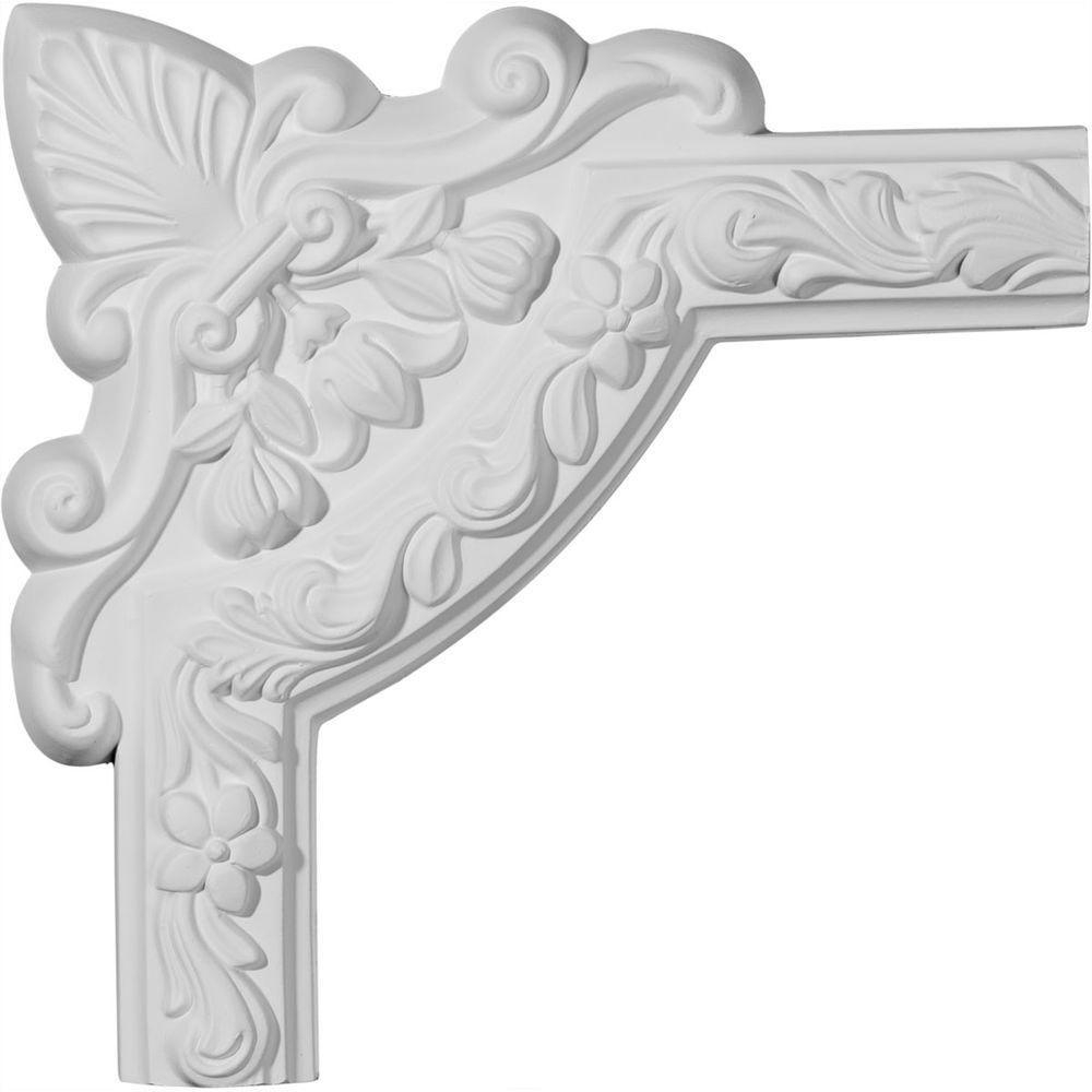 12-Inch x 12-Inch x 3//4-Inch Ekena Millwork PML12X12EM Emery Panel Molding Corner