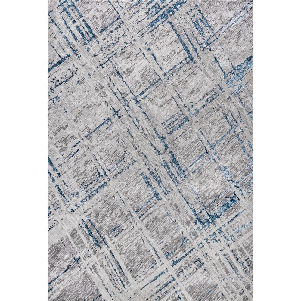 JONATHAN Y Slant Modern Abstract Gray/Blue 8 ft. x 10 ft. Area Rug