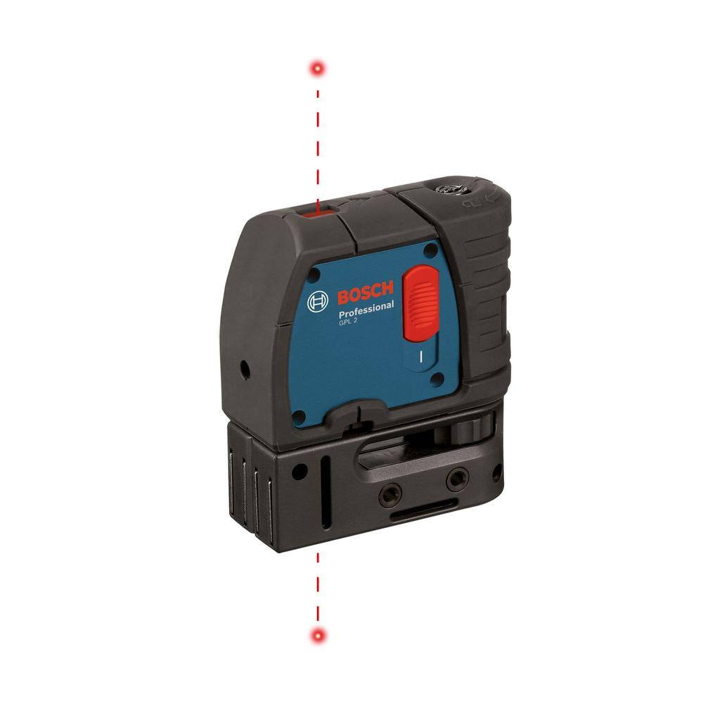 Bosch 100 Ft Self Leveling 2 Point Plumb Laser Level Gpl 2 The