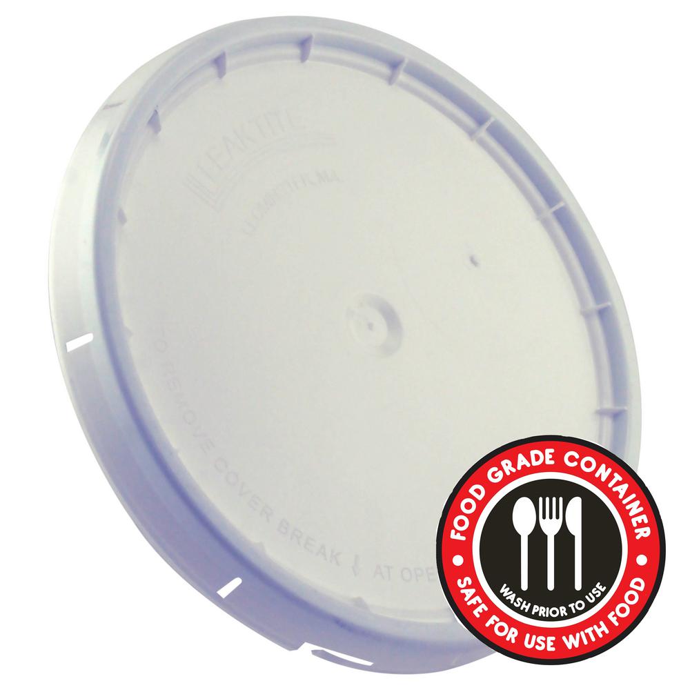Premium Lid For 5 Gal Food Storage Container 100 Pack