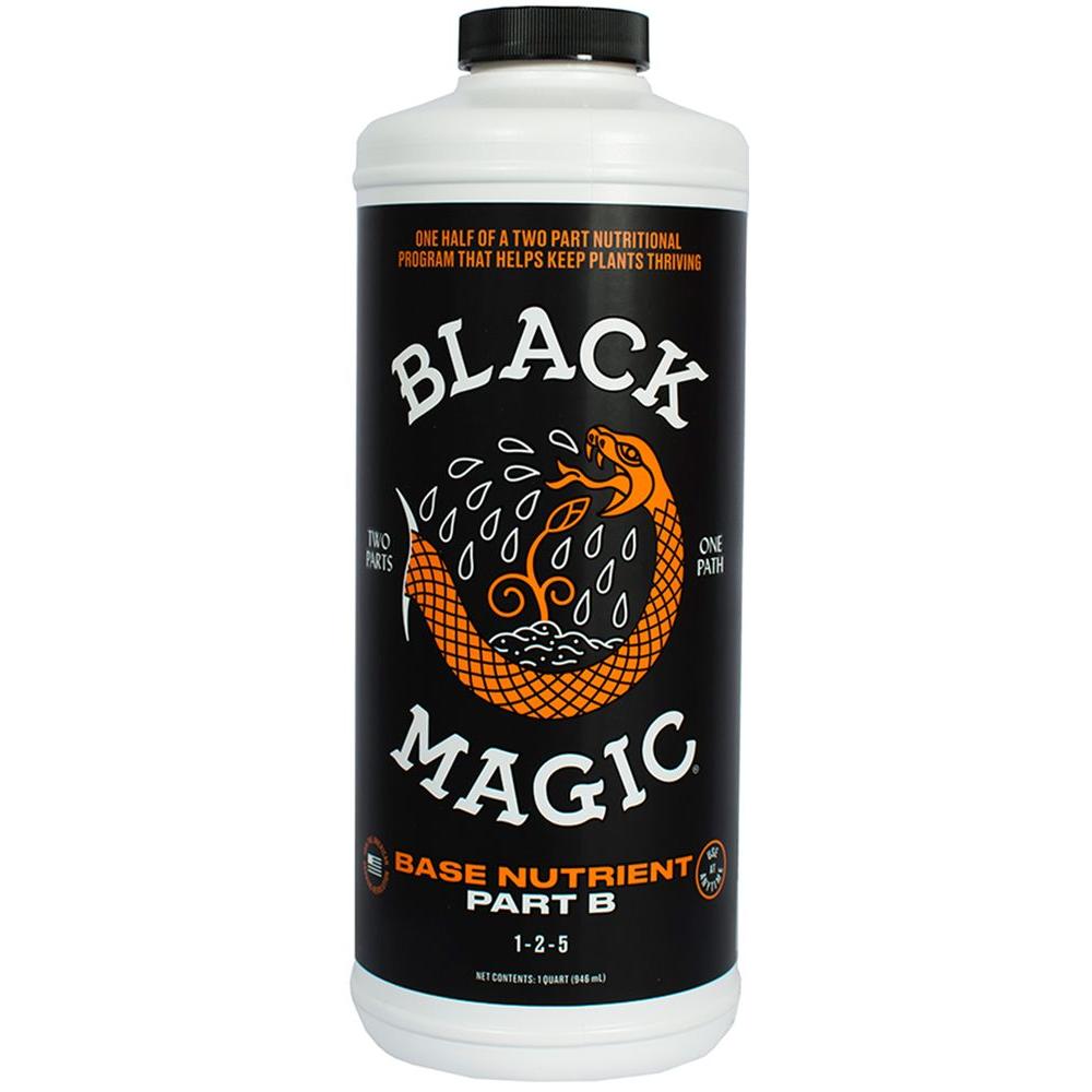 Black Magic 32 Oz Base Nutrient Part B 1010110069 The Home Depot   Black Magic Plant Flower Fertilizer 1010110069 64 1000 