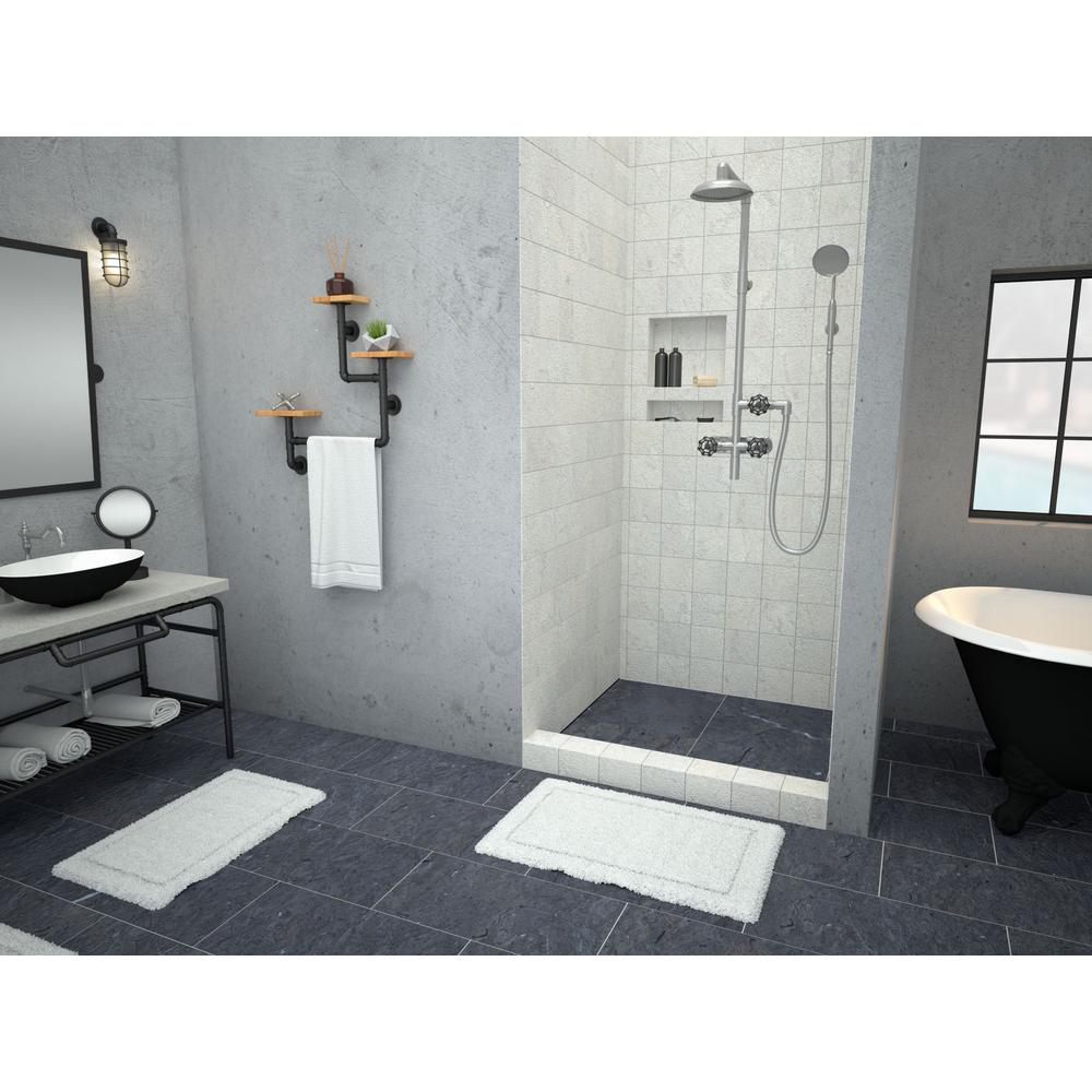 Tile Redi Wonderfall Trench 48 In X 48 In Single Threshold