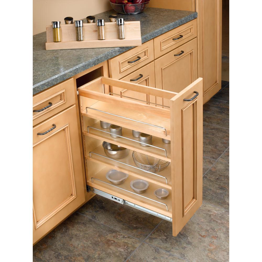 Rev A Shelf Spice Rack Insert For 448 Bc 8c 448 Sr8 1 The Home Depot