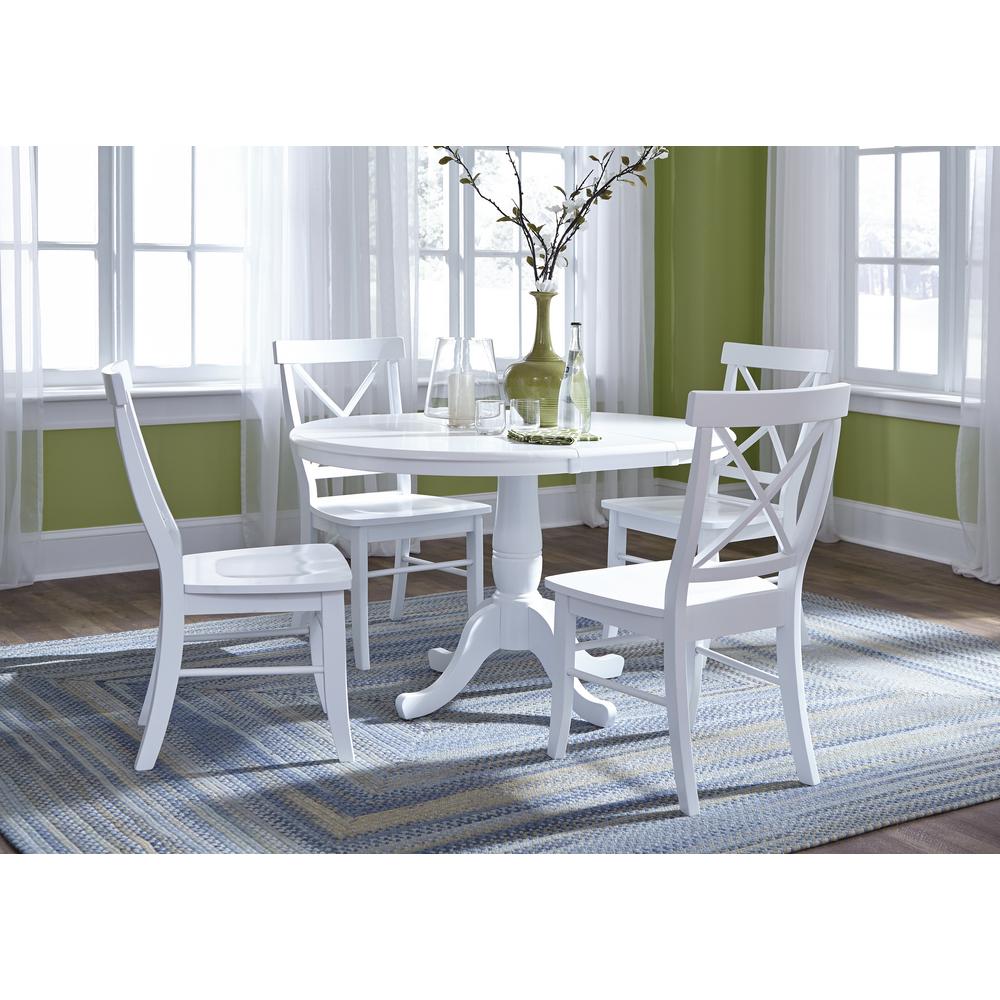 Bright White Dining Chairs Kitchen Dining Room Furniture