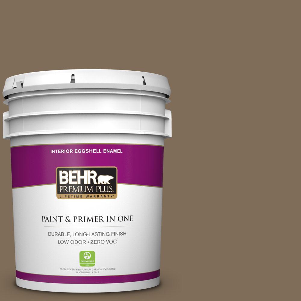 BEHR Premium Plus 5 gal. 570D5 Americana Eggshell Enamel Zero VOC Interior Paint and Primer in