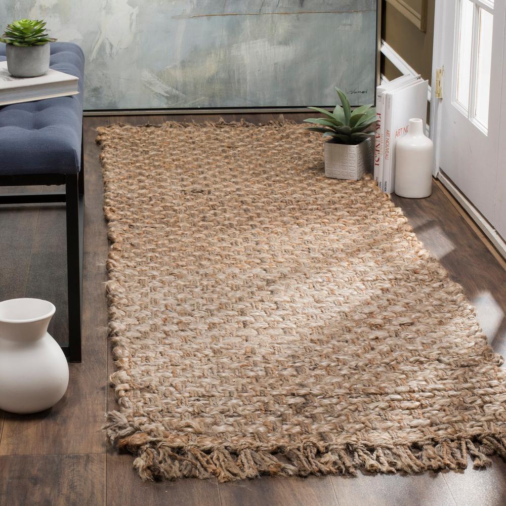 Safavieh Natural Fiber Beige 2 Ft 6 In X 14 Indoor Runner