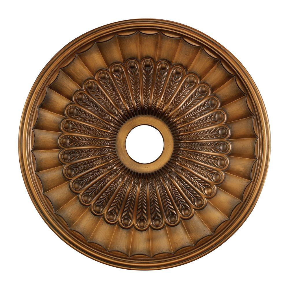 Titan Lighting Hillspire 24 In Antique Bronze Ceiling Medallion