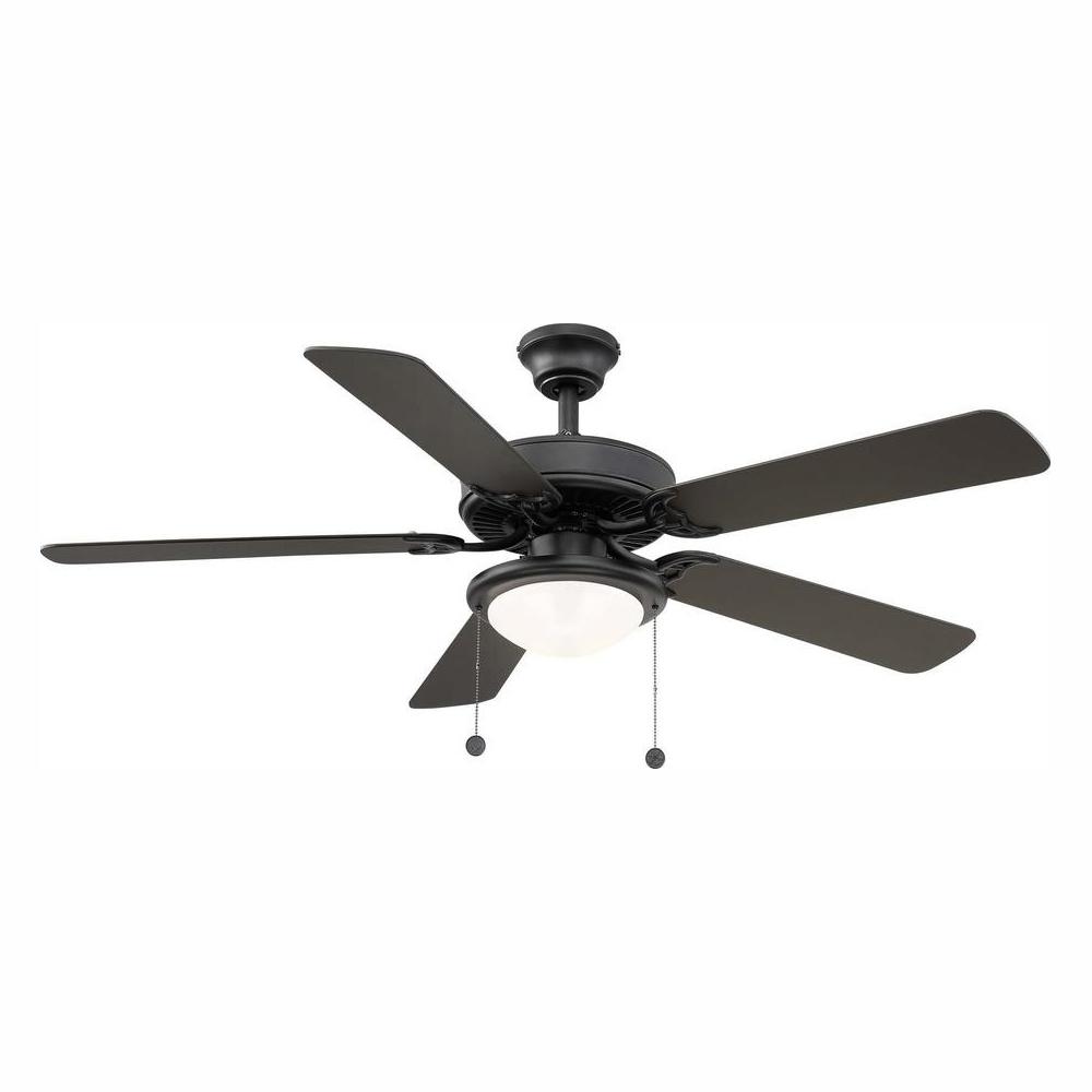 Trice 52 In Led Black Ceiling Fan