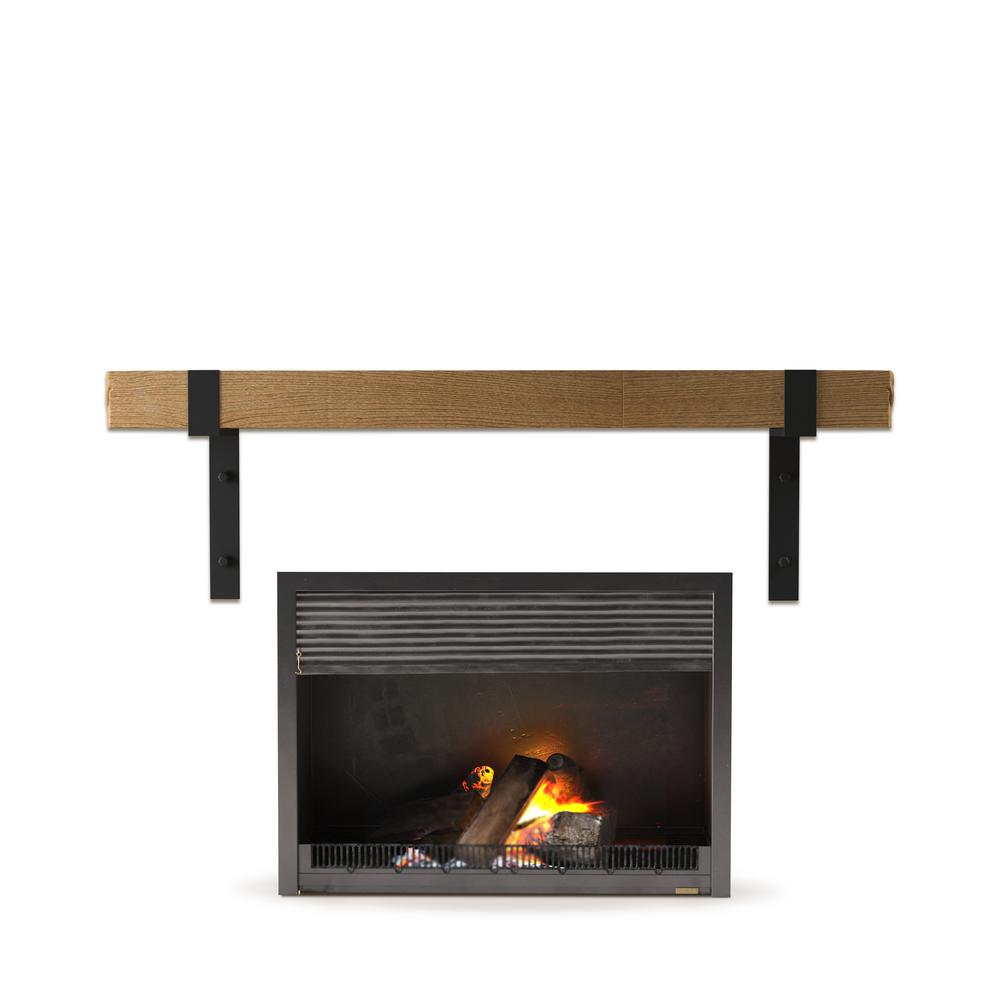 Urban Woodcraft Kingsley 48 In Fireplace Wall Mantel Shelf