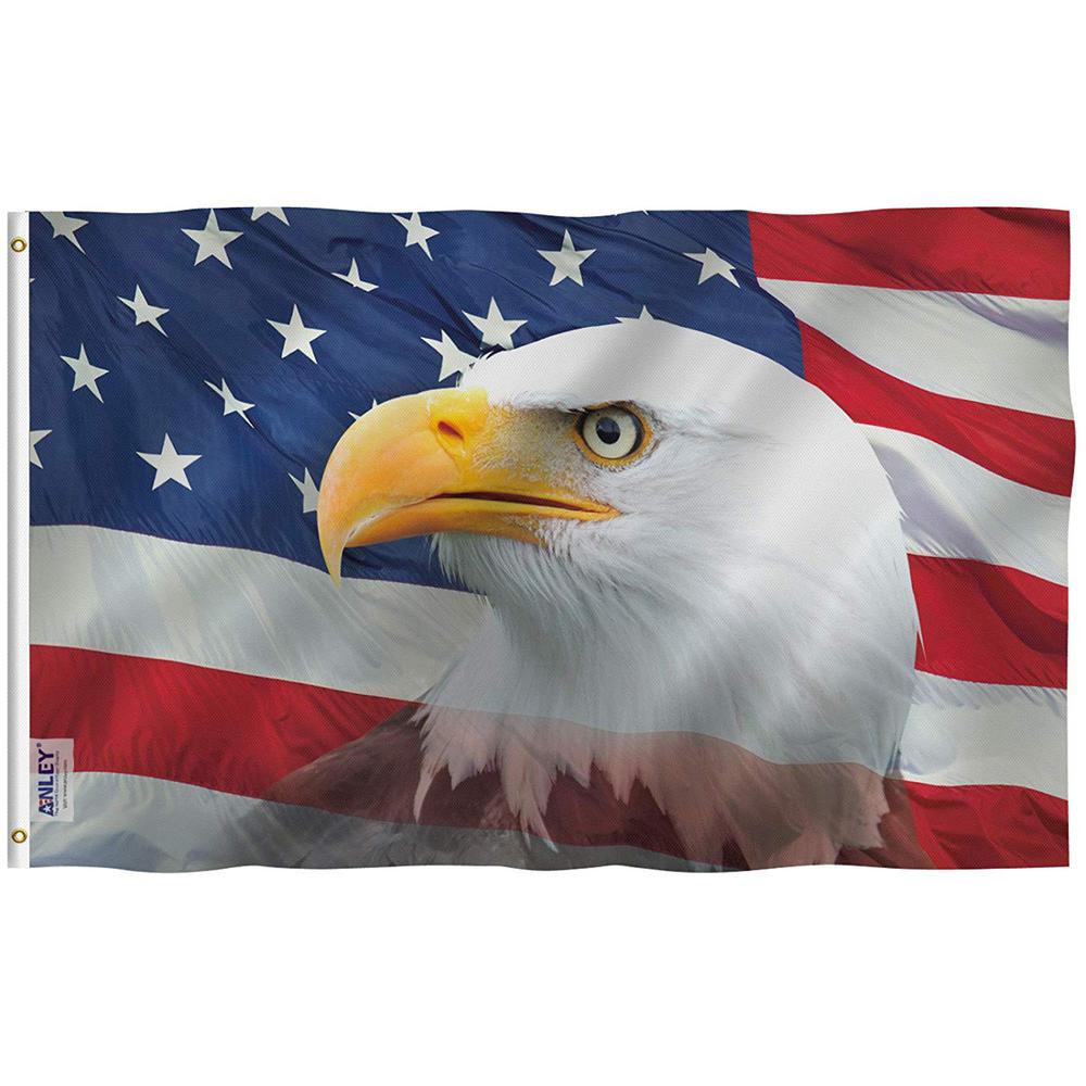 American Flying Eagle Flag 5 x 3 Ft flag