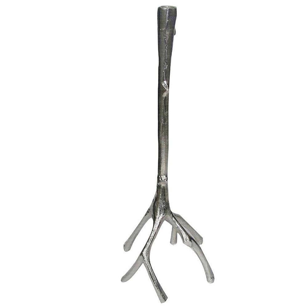 Twig 20 In Aged Nickel Candle Holder 74877 The Home Depot Twig 20 In Aged Nickel Candle Holder