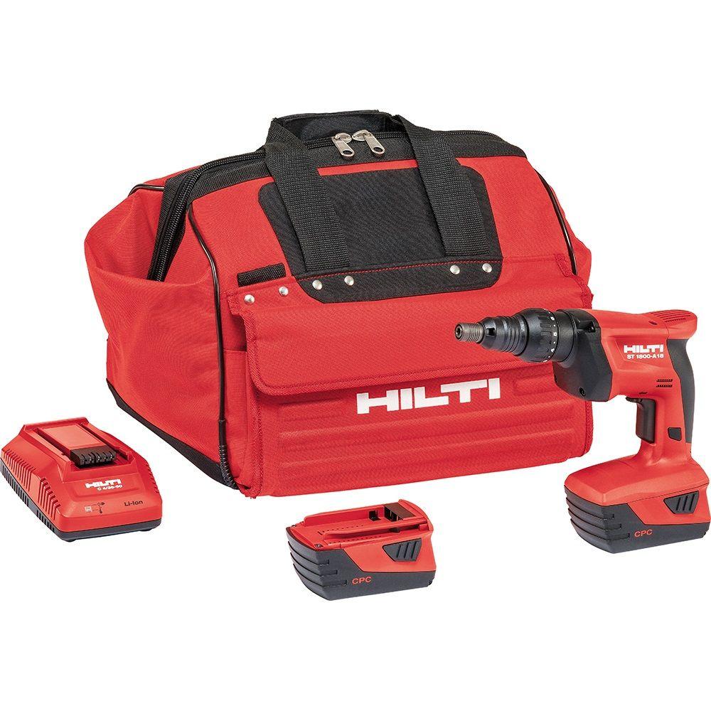 Hilti ST 1800 22Volt LithiumIon 1/4 in. Hex Cordless Adjustable