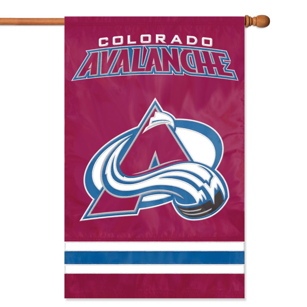 Party Animal Colorado Avalanche Applique Banner Flag Afava The