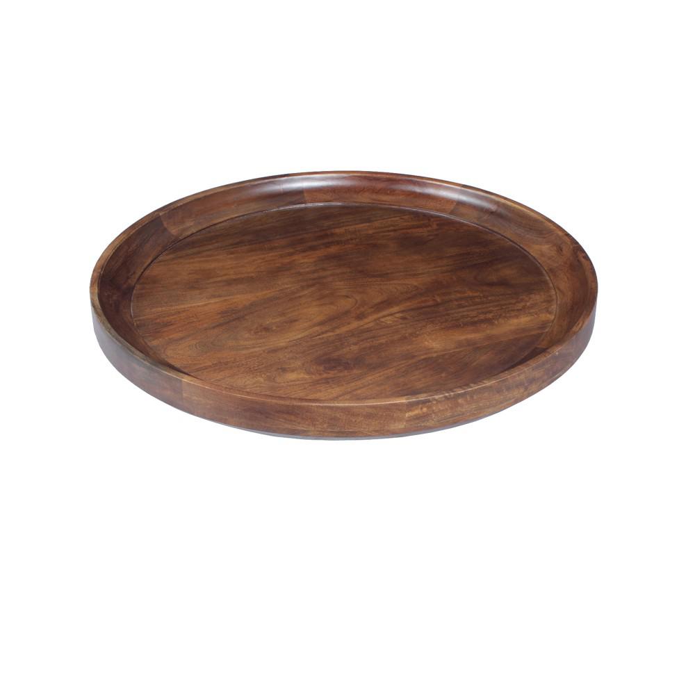 The Urban Port Round Brown And Black Coffee Table With Metal - Round Wood Coffee Table With Black Legs The Urban Port Round Brown And Black Coffee Table With Metal - Round Wood Coffee Table With Black Legs