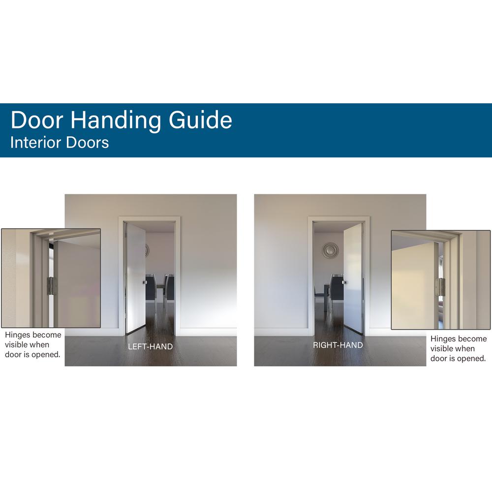 Jeld Wen 32 In X 80 In Unfinished Right Hand Flush Hardwood
