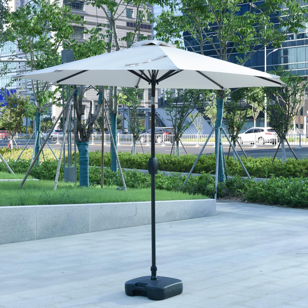 freestanding patio umbrella with base